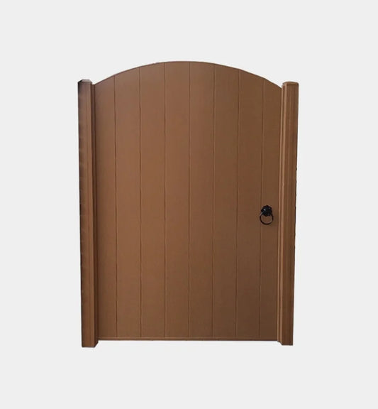 Single Side Gate with Aluminium Frame | Arched Top | H: 1800 mm