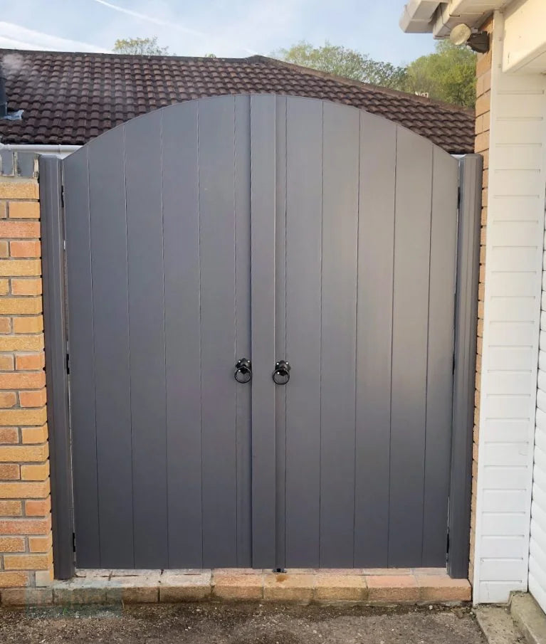 PVC Double Gates for Driveways and Gardens | W: 2001 - 2400mm, H: 1800 ...