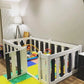 Baby and Toddler Playpen with Gate - 6 Panel