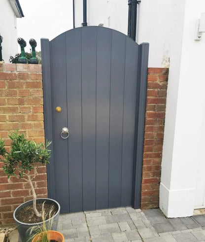 PVC Plastic Side Gate | W: 600 – 900mm, H: 1800mm | Arched Top
