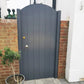 PVC Plastic Side Gate | W: 1201 - 1400mm, H: 1800mm | Arched Top