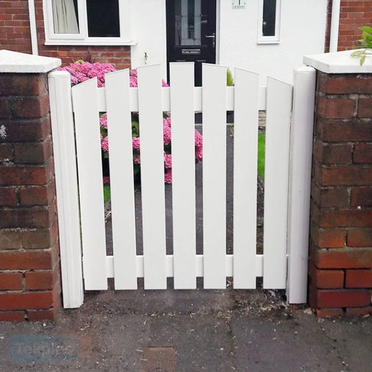 Plastic Path Gate Slatted | Arched Top | W: 600 - 1200mm, H: 900mm